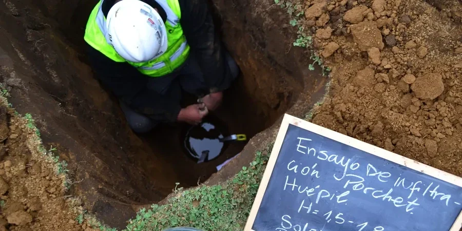 Illustrative image of Infiltration test (Porchet/Double-ring infiltrometer) in Shepparton