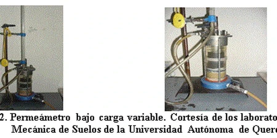 Illustrative image of Laboratory permeability test (falling/constant head) in Shepparton